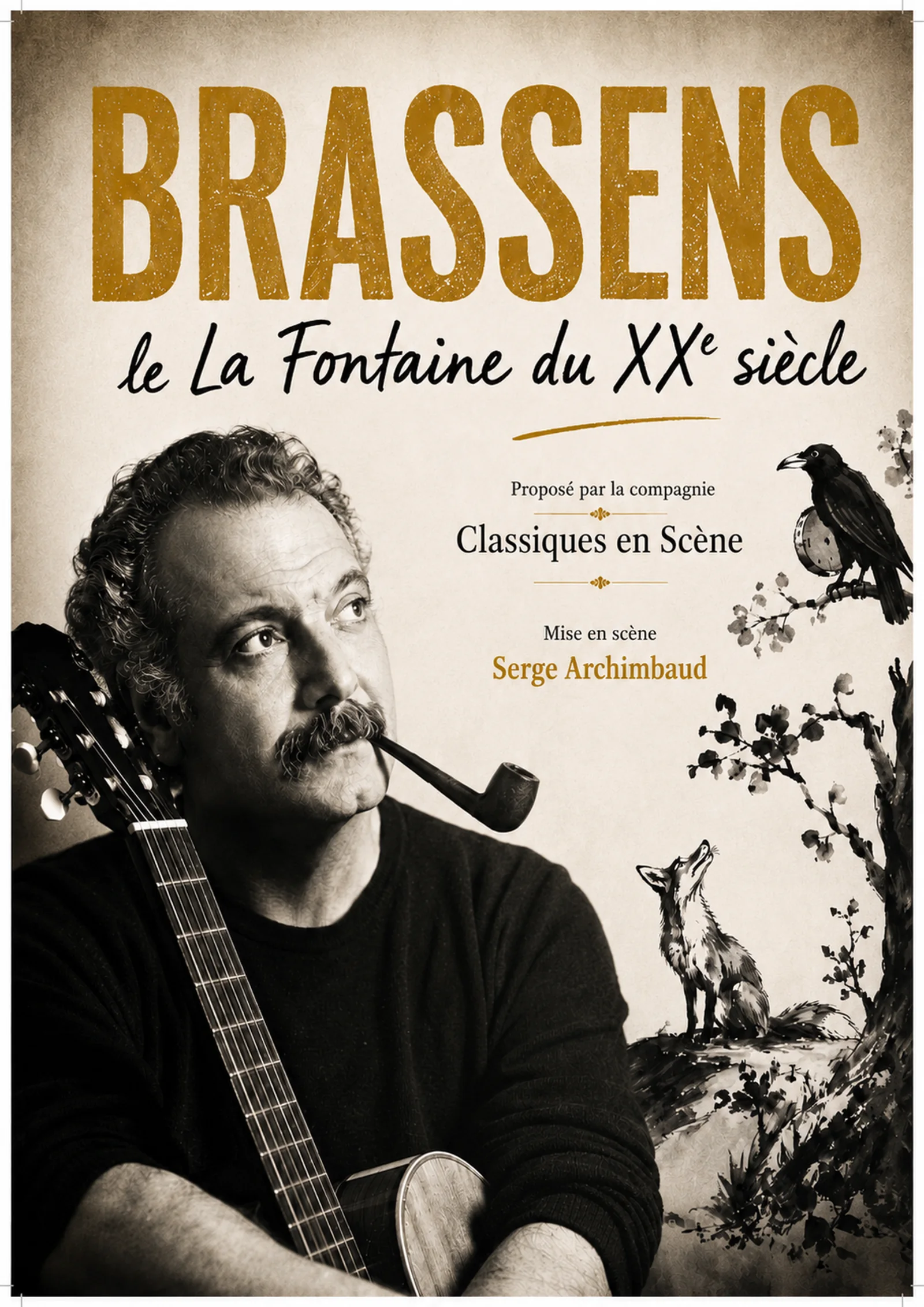 Brassens, le La Fontaine du XXe siècle